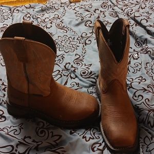 Ariat square composite toe work boots size 9 eeee new no tags never worn